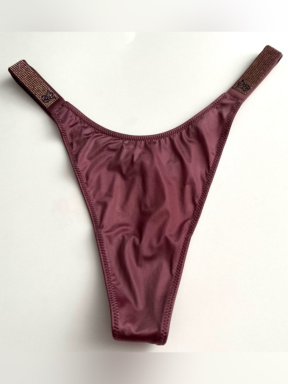 Victoria’s Secret Thong Panty Very Sexy Ombré Shine Stripe CC 12P1 NWT Large L